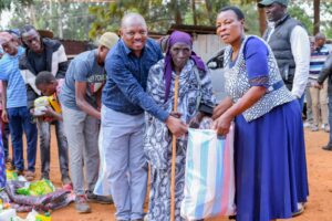 MP WANYONYI STANDS BY FIRE VICTIMS IN KITISURU AND MT VIEW