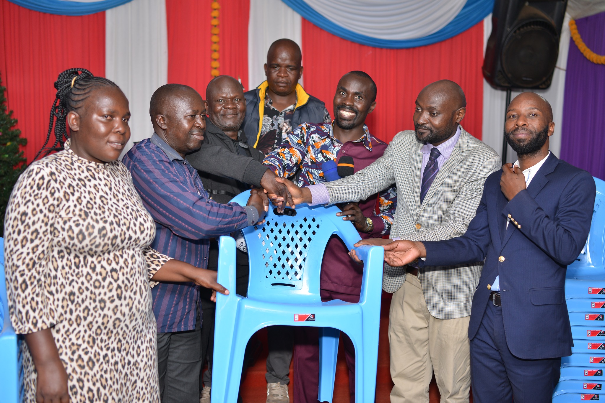 MP Wanyonyi Donates Chairs to Karura and Diaspora Churches